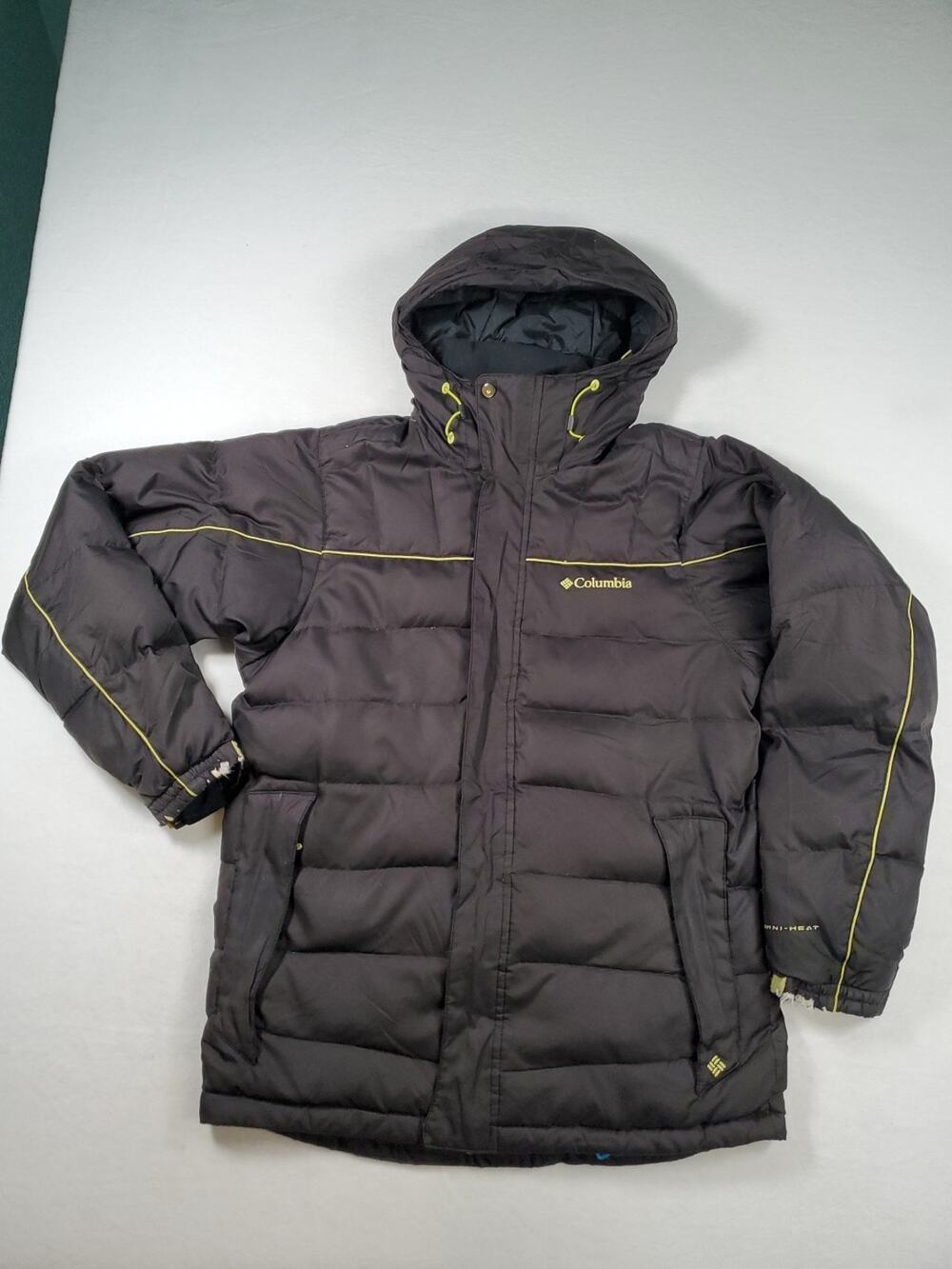 Columbia Sportswear Omni Heat Black Puffer Jacket Coat Sz Small